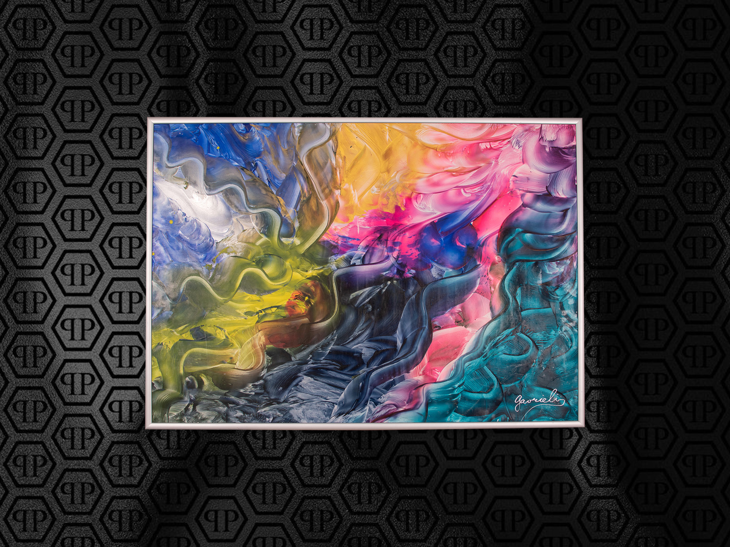 ENCAUSTIC ARTWORK ON KOMATEX #06