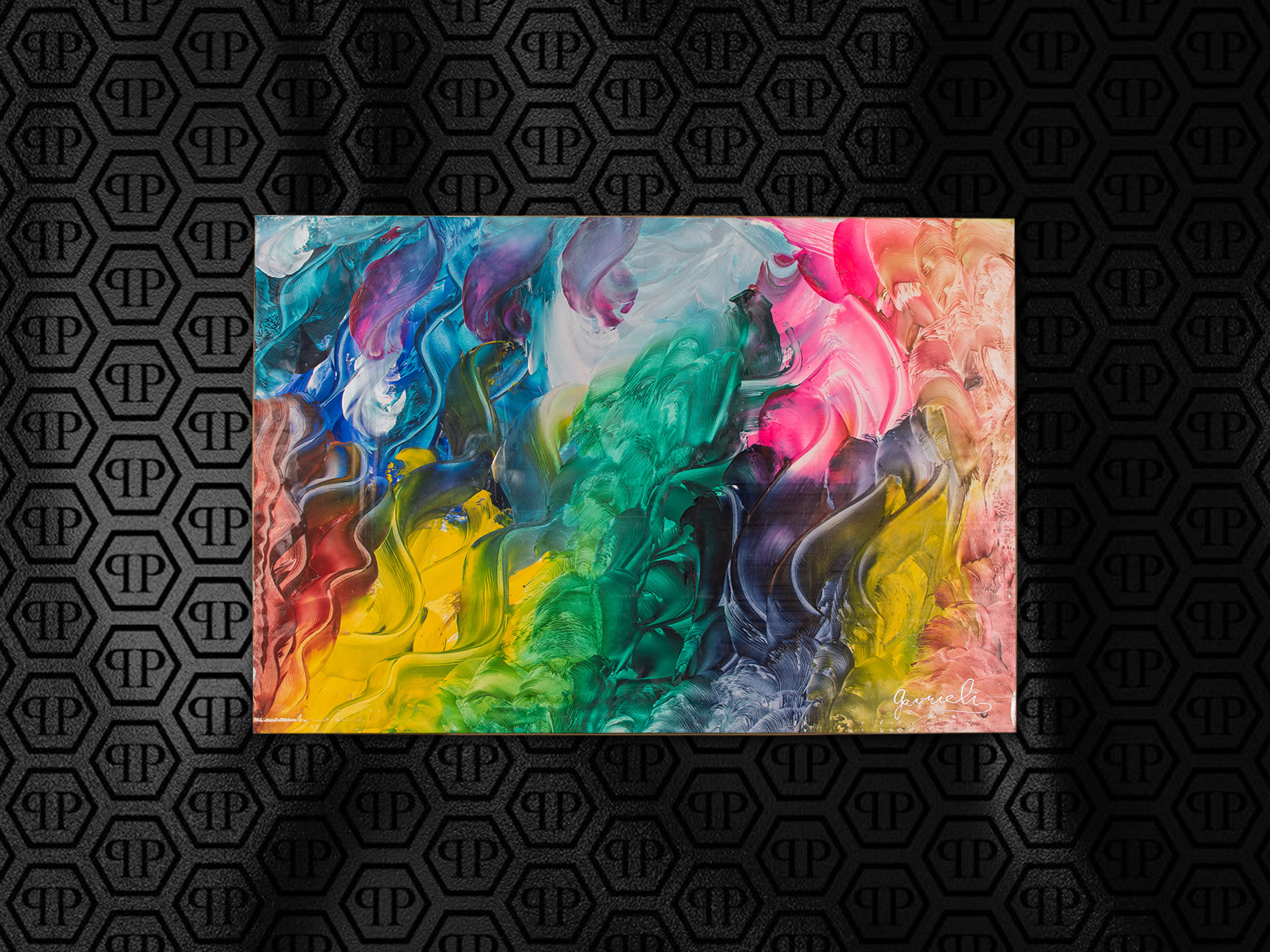 ENCAUSTIC ARTWORK ON KOMATEX #02