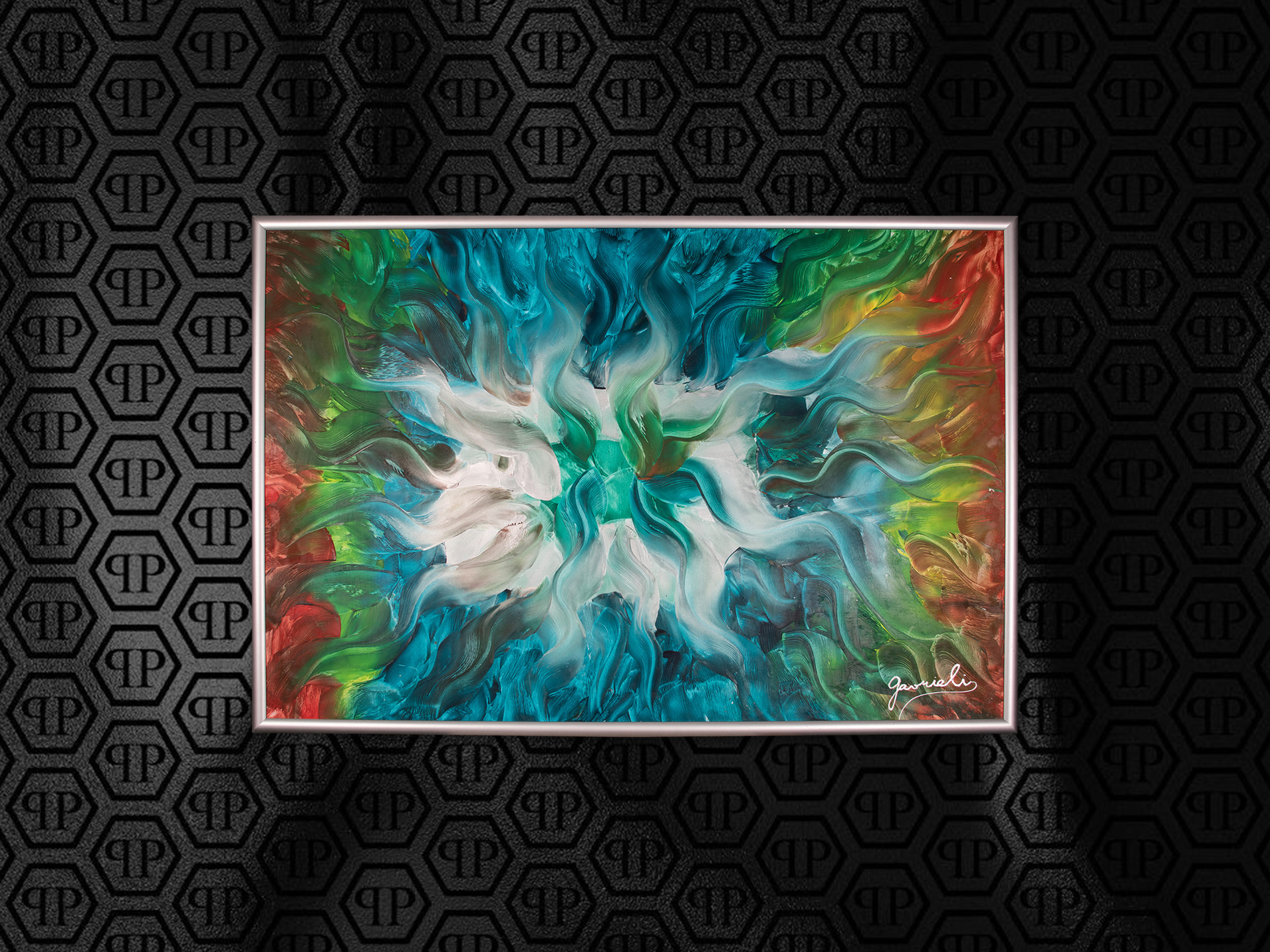 ENCAUSTIC ARTWORK ON KOMATEX #05