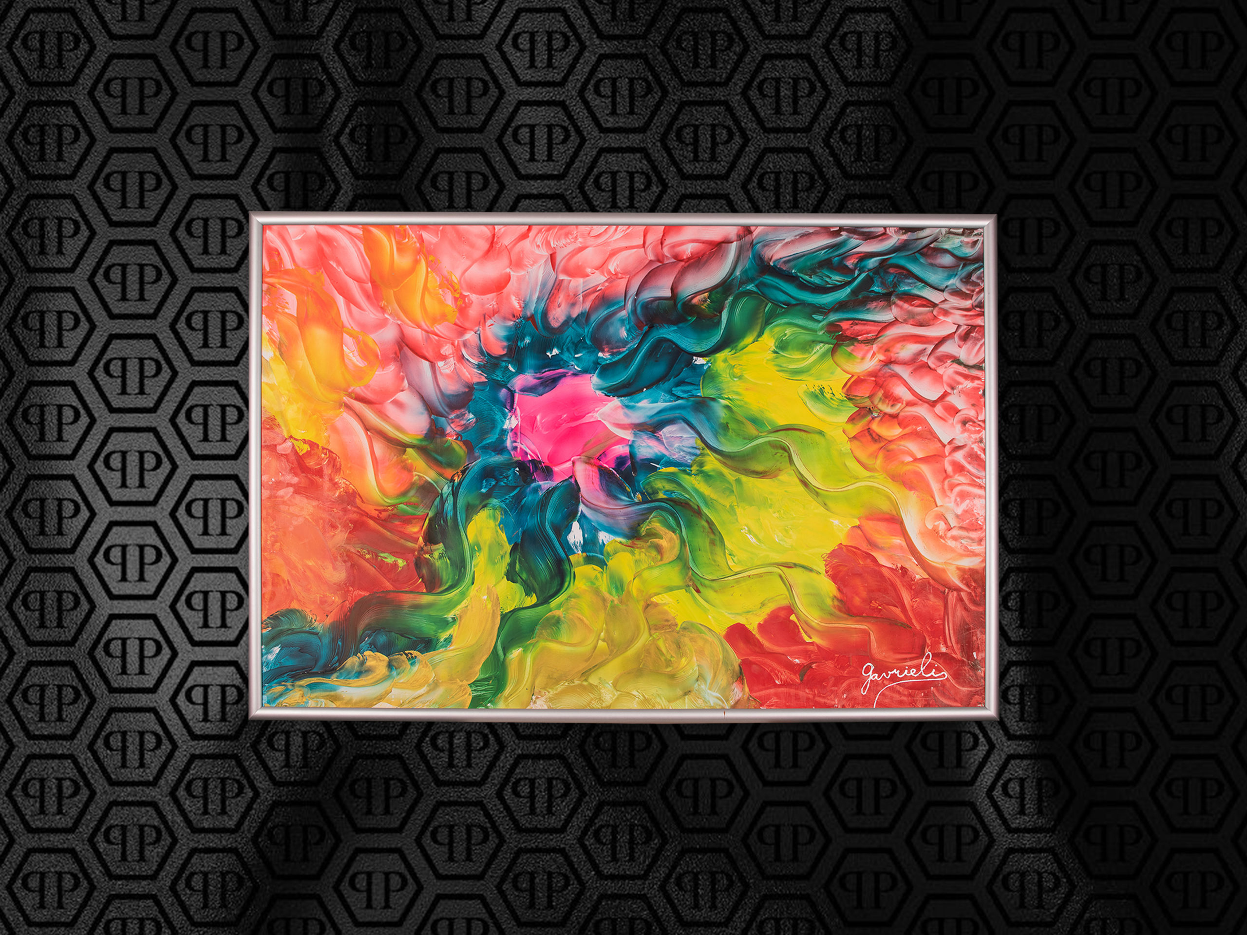 ENCAUSTIC ARTWORK ON KOMATEX #03