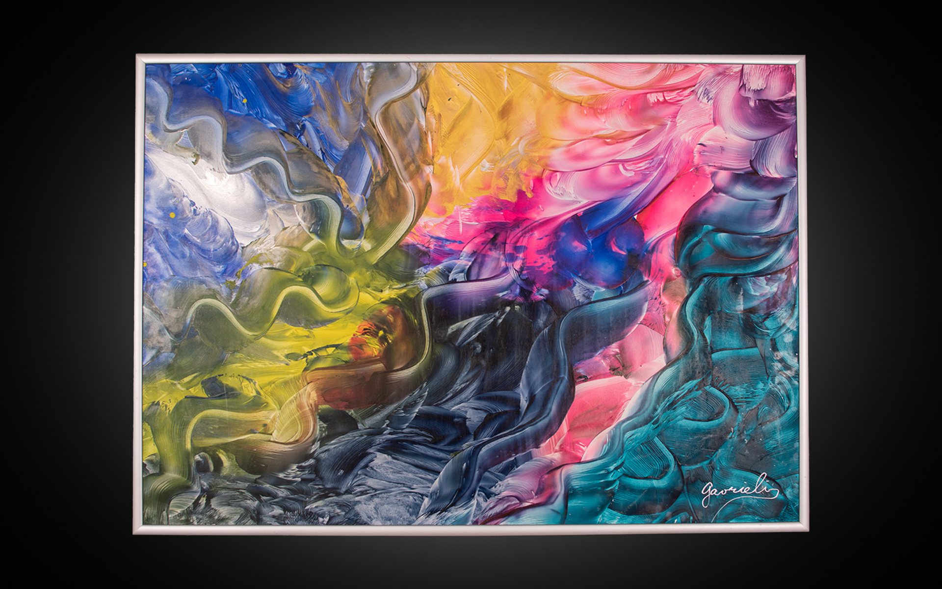 ENCAUSTIC ARTWORK ON KOMATEX #03